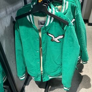 Mitchell & Ness Kelly Green Philadelphia Eagles Jacket